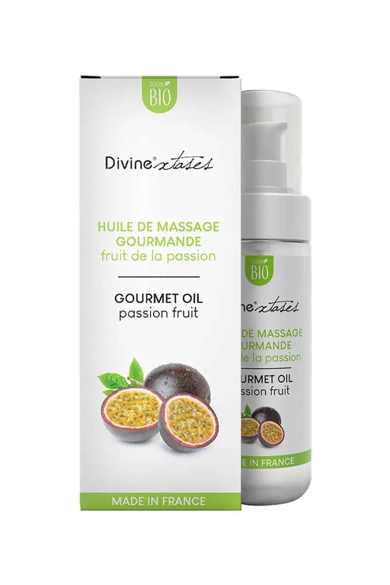 Oh My God'Z - Huile de massage gourmande fruit de la passion - Divinextases