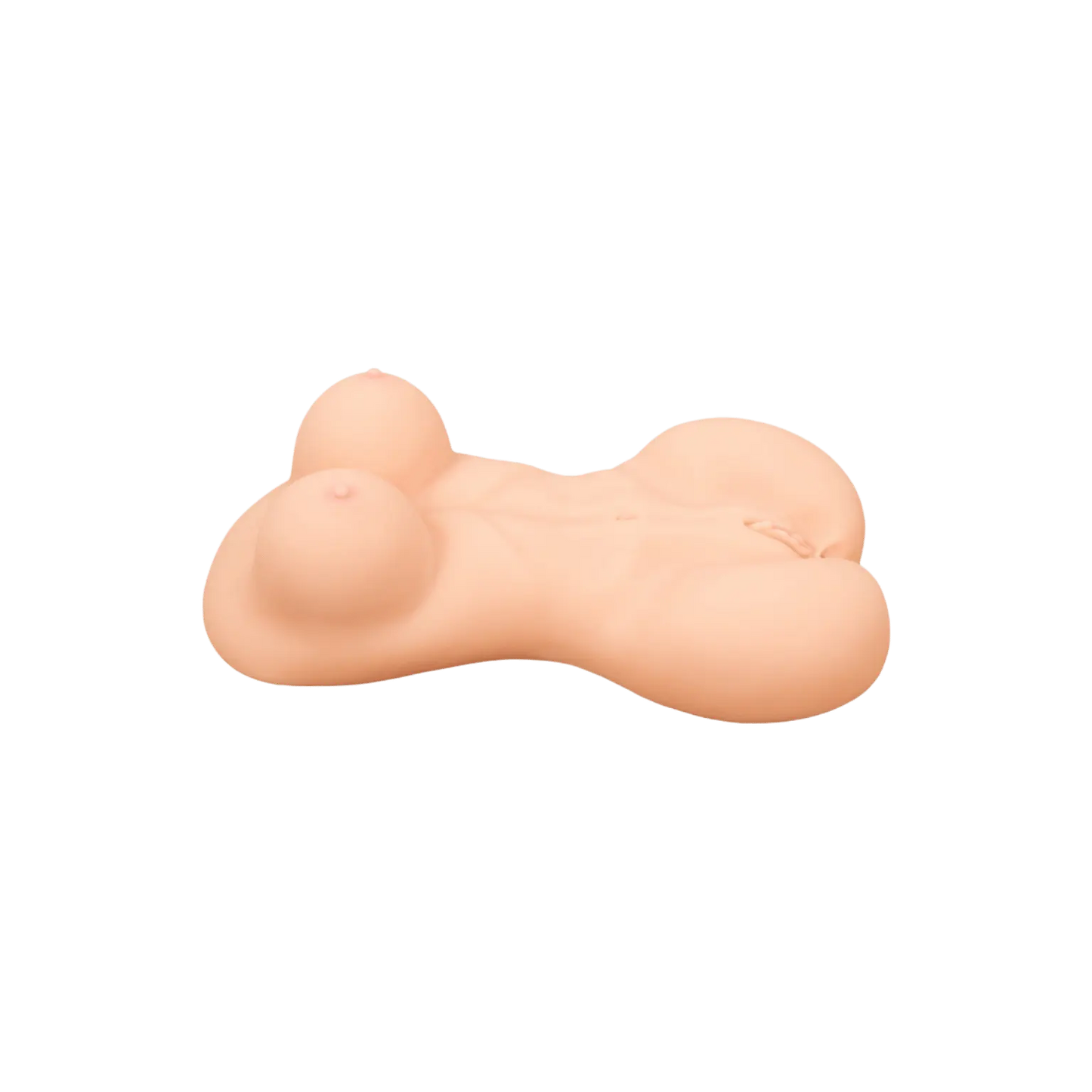 Buste féminin ultra-réaliste Deluxe Woman de la marque Realistixxx, disponible sur Oh My God'Z, représentant un sextoy haut de gamme avec poitrine généreuse, idéal pour des sensations réalistes et immersives.