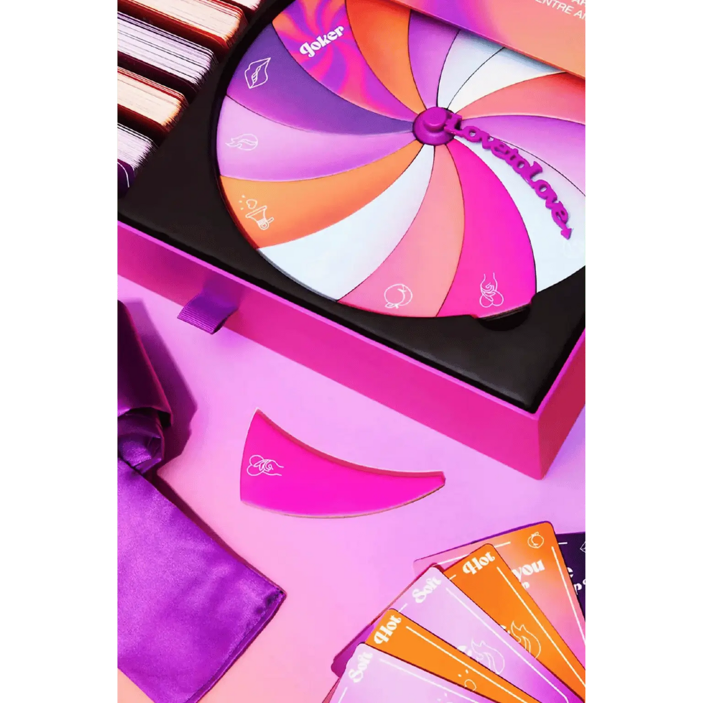 Jeu sexy Spin Me Round Love To Love avec roulette et accessoires - Oh My God’Z