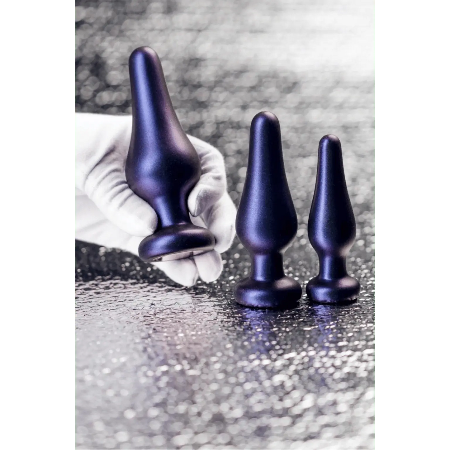 Kit 3 plugs Comet Hueman en main, sextoys haut de gamme Oh My God'Z