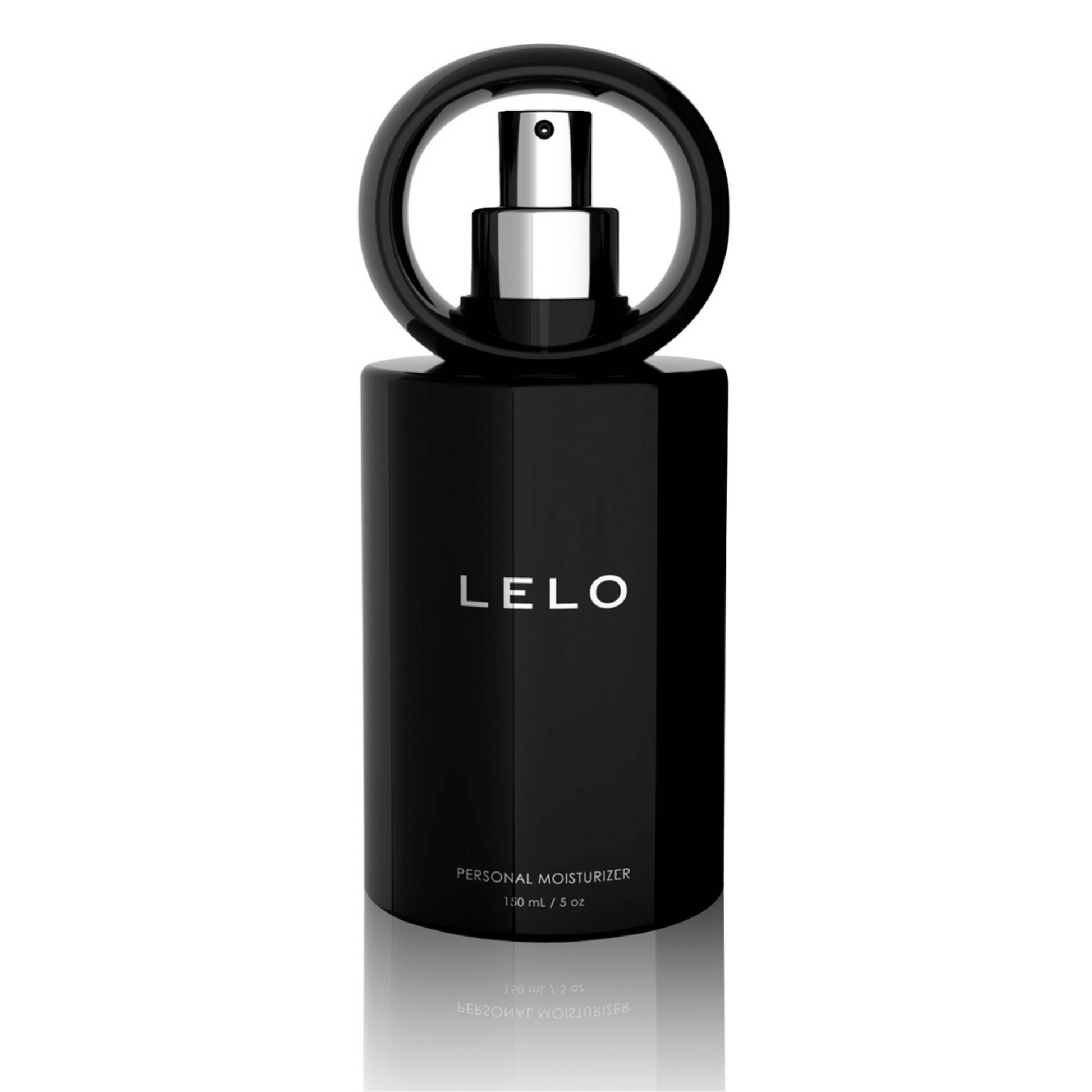 Lubrifiant personnel LELO 150ml en flacon noir sophistiqué avec pompe pratique, assurez confort et plaisir avec Oh My God'Z