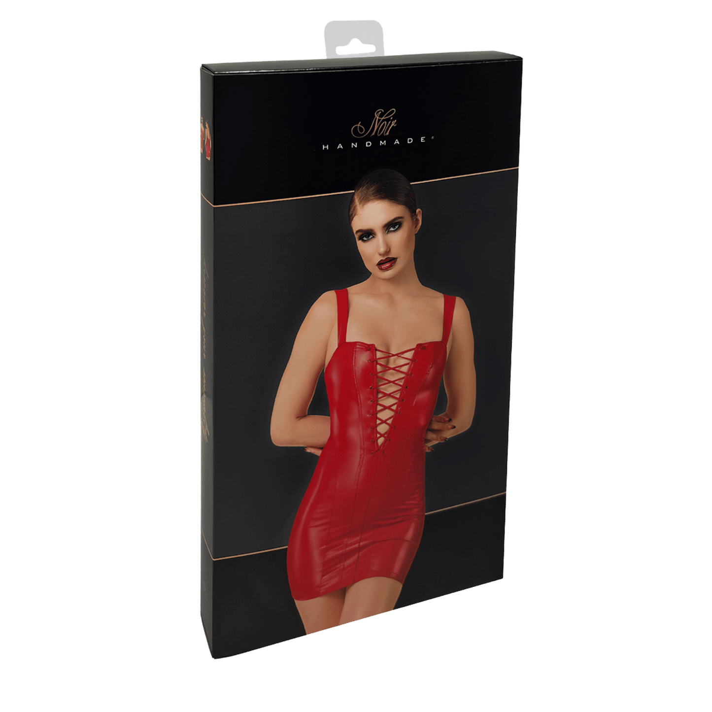 Robe moulante rouge brillante au look audacieux et sensuel – Oh My God’Z