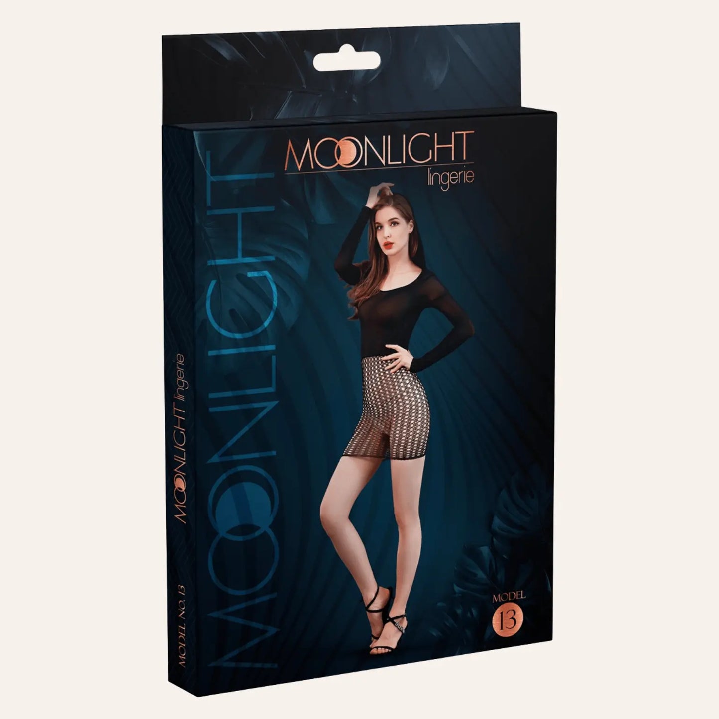 Robe résille N°13 Moonlight Lingerie noire sexy – Oh My God'Z