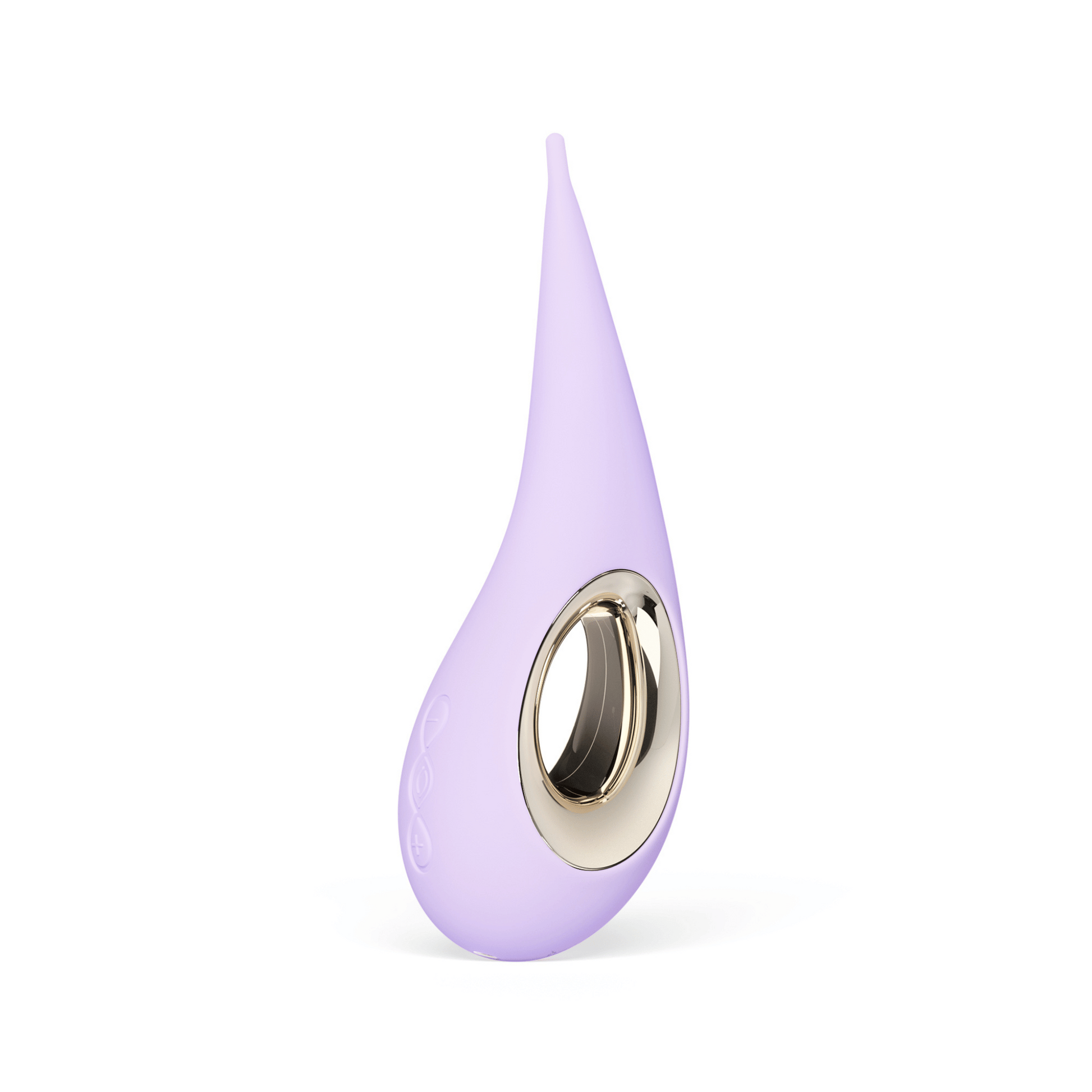 Lelo Dot violet, stimulateur clitoridien élégant avec pointe fine, offert par OhMyGodz.fr pour une indulgence sensorielle raffinée.