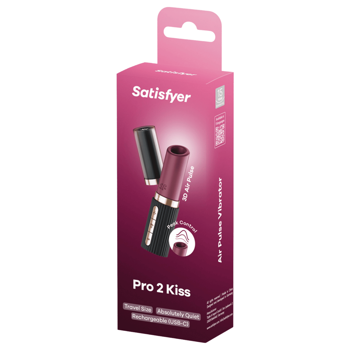 Stimulateur Pro 2 Kiss de Satisfyer chez Oh My God'Z, luxe et discrétion en un sextoy