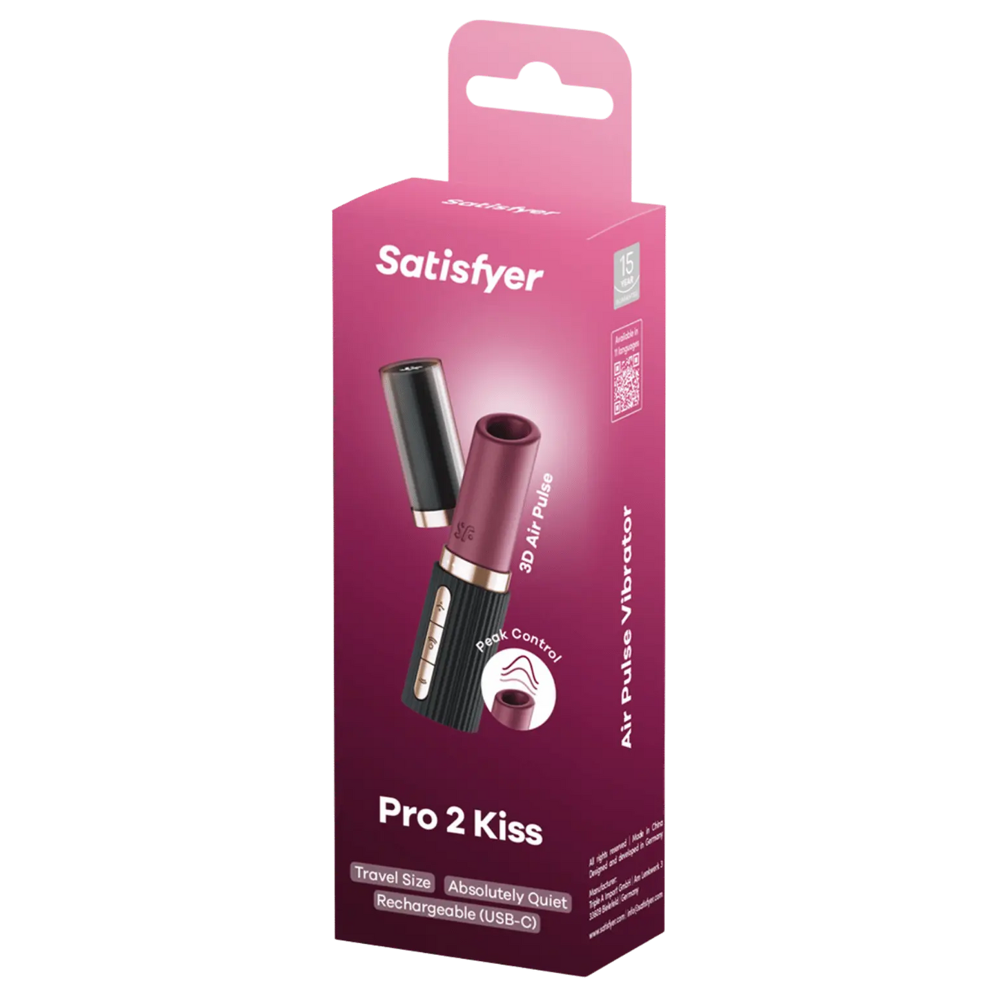 Stimulateur Pro 2 Kiss de Satisfyer chez Oh My God'Z, luxe et discrétion en un sextoy