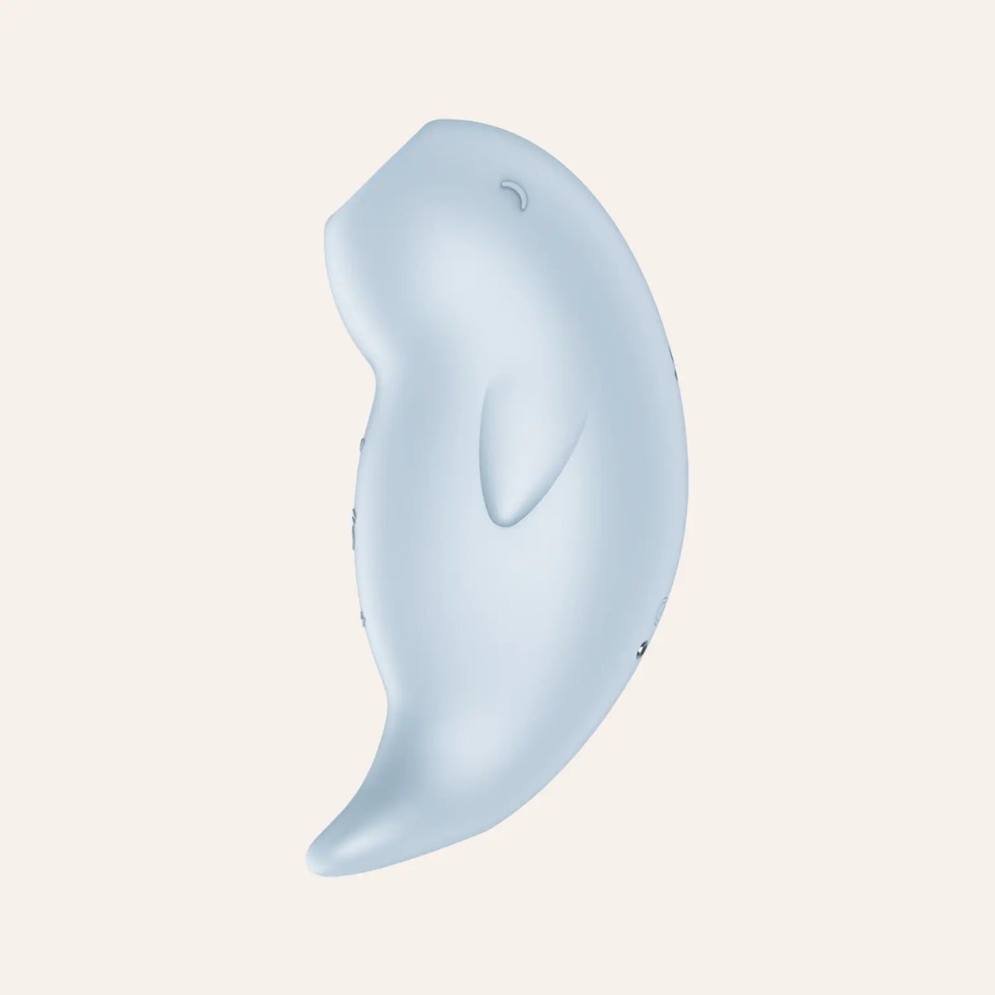 Vue latérale du stimulateur Seal You Soon par Satisfyer, en vente sur Oh My God'Z. Son design ludique et élégant offre une prise en main facile et un confort optimal pour des sensations haut de gamme.