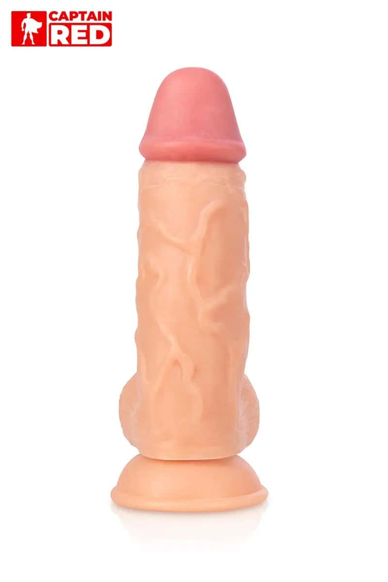 Oh My God'Z - Gode XXL The Strong 26 x 6,5 cm - Captain Red - godemiché - bdsm