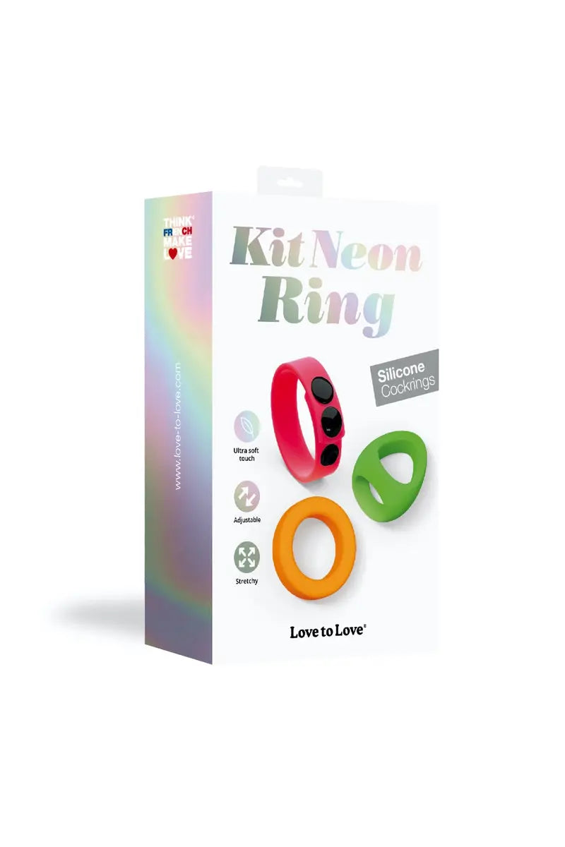 Kit Neon Ring - Love to Love - Oh My God'Z - sextoys - cockrings