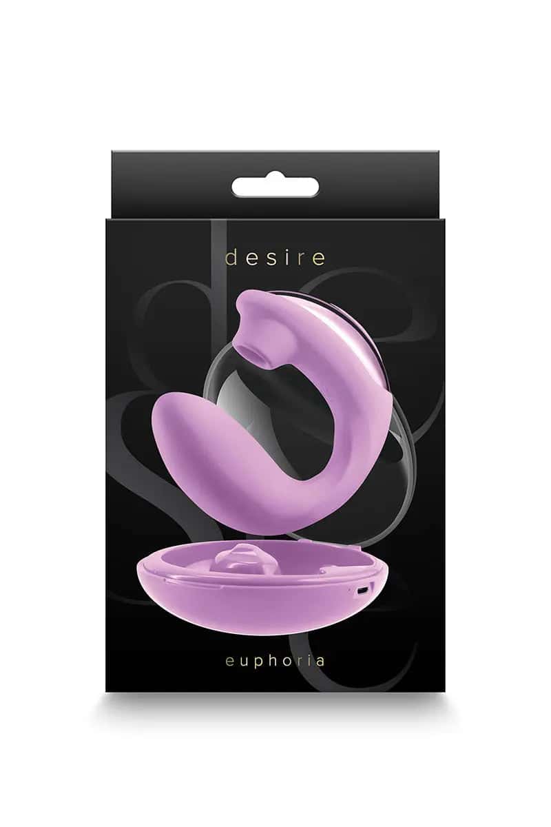 Double stimulateur Desire Euphoria - rose - Oh My God'Z - sextoys - Stimulateur clitoridien