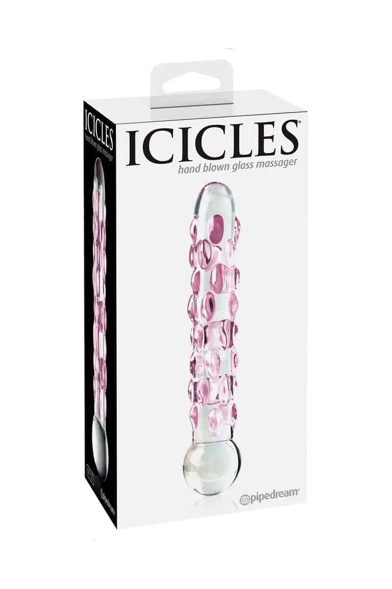 Oh My God'Z - Gode verre Icicles n° 07 - godemiché - verre incassable - bio