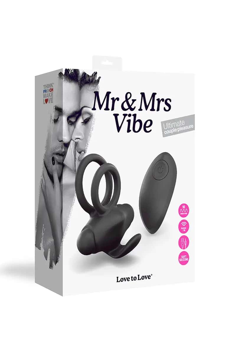 Cockring vibrant télécommandé Mr and Mrs Vibe - Oh My God'Z - sextoys