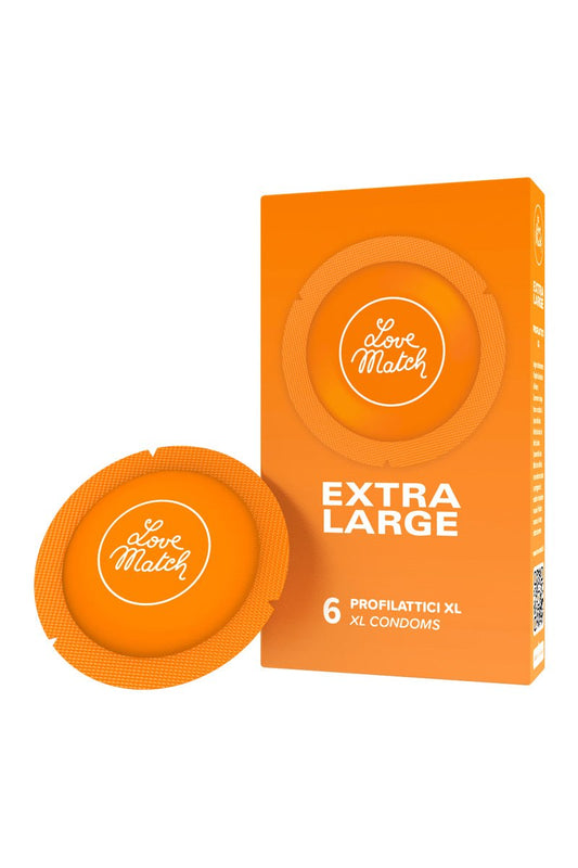 6 préservatifs extra-large Love Match - Oh My God'Z - sextoys