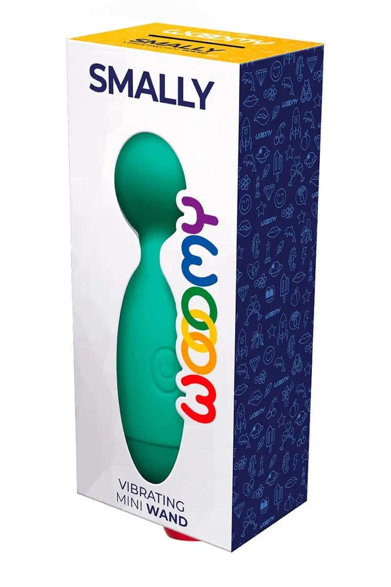 Oh My God'Z - sextoys - Mini Wand Smally - Wooomy - stimulateur clitoridien - clitoris - wand - mini vibromasseur - vibromasseur - vert