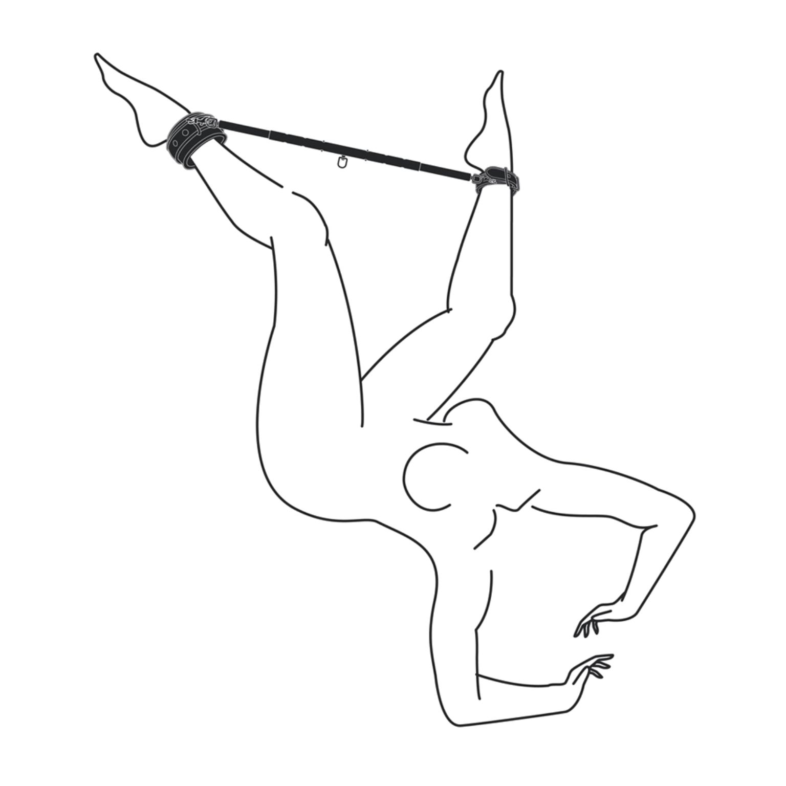 Barre d’écartement ajustable Easytoys Fetish Collection, emballage premium et discret – Oh My God’Z