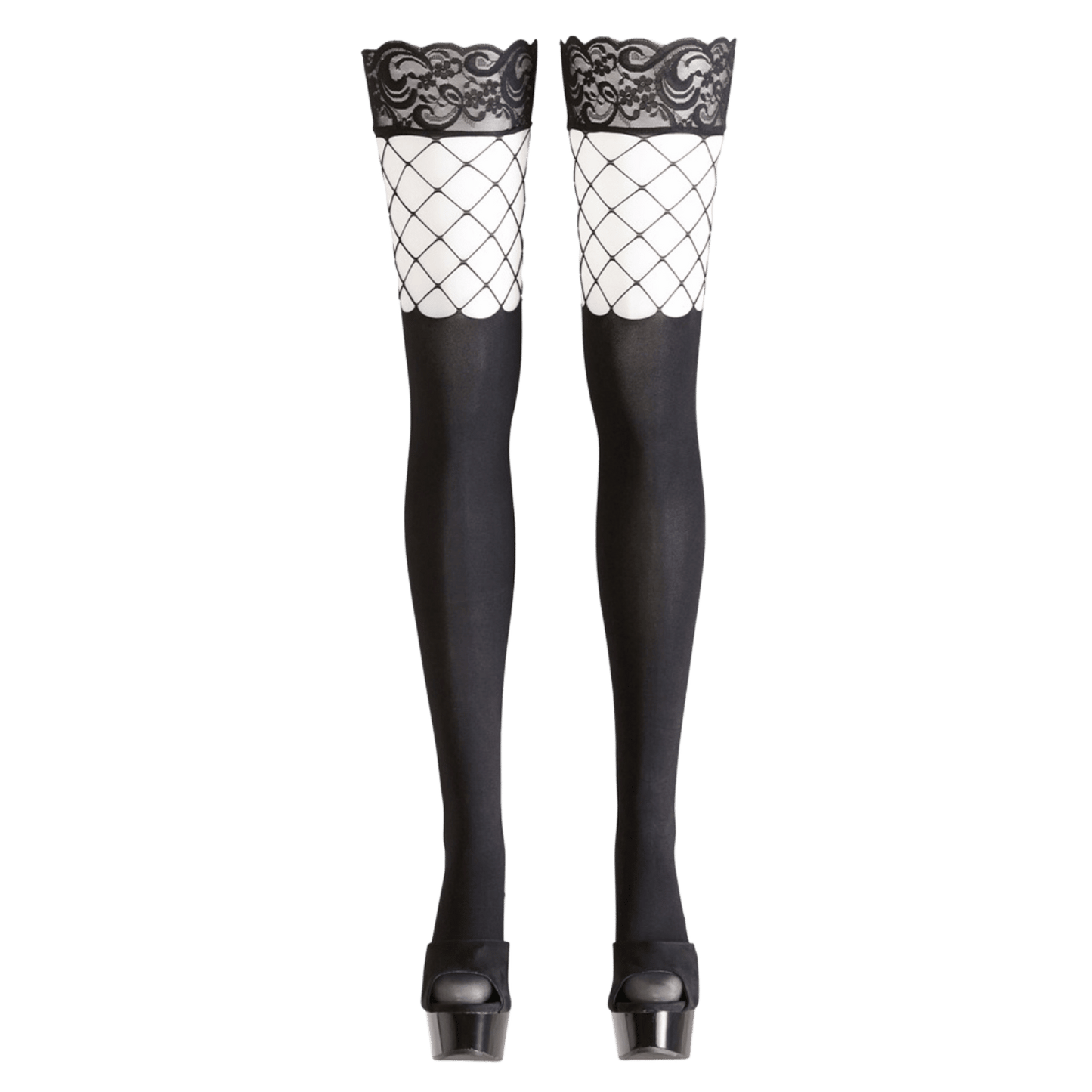 Bas autofixants opaques Cottelli vue avant raffinée – Oh My God’Z