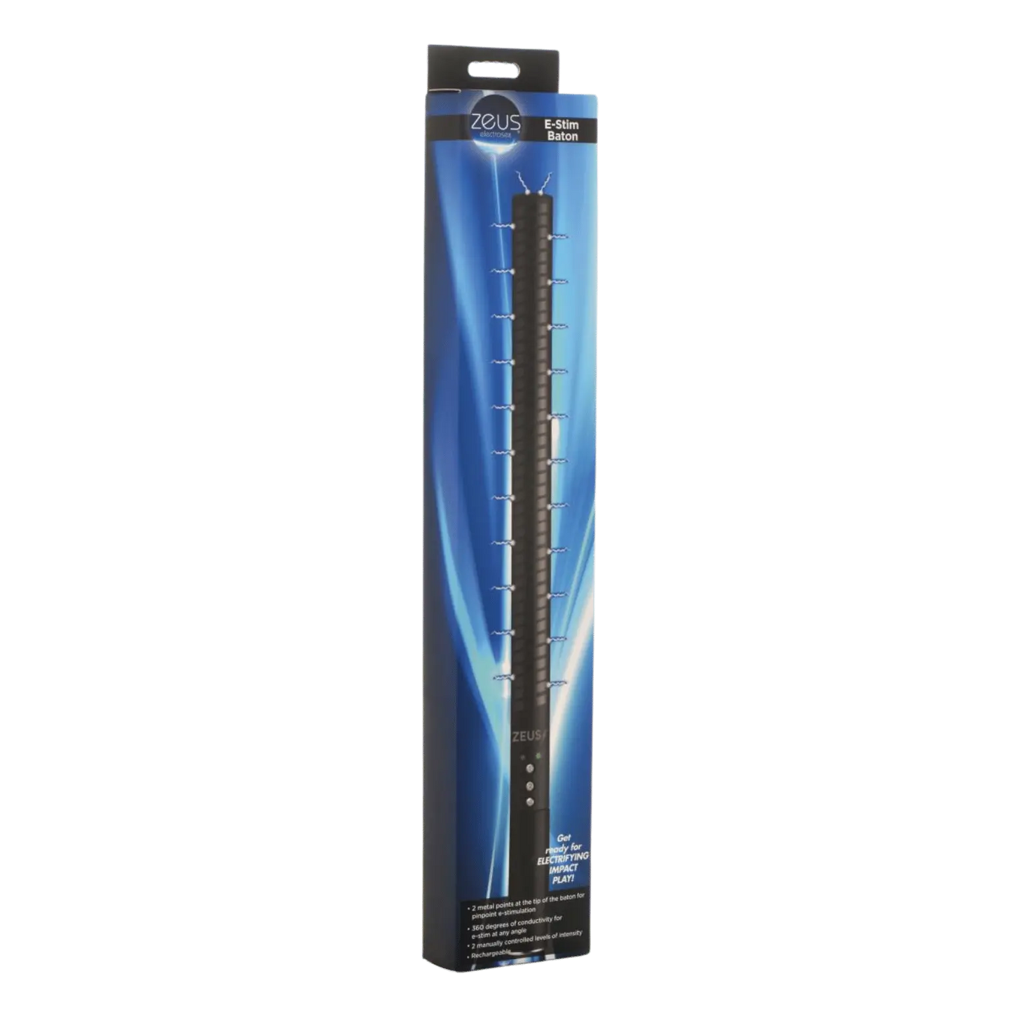 Détail du bâton électrostimulation Zeus Electrosex – Oh My God’Z