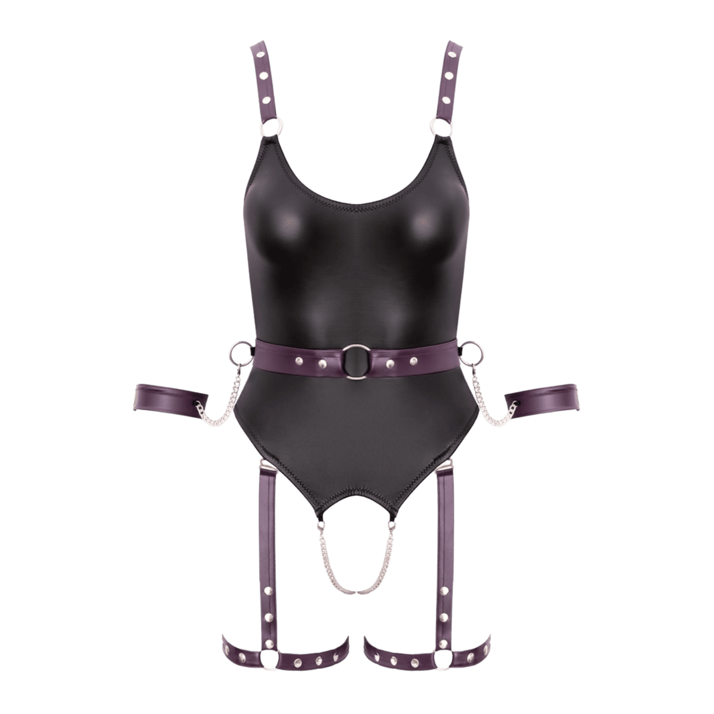 Lingerie sexy Cottelli Bondage jarretelles luxe Oh My God'Z