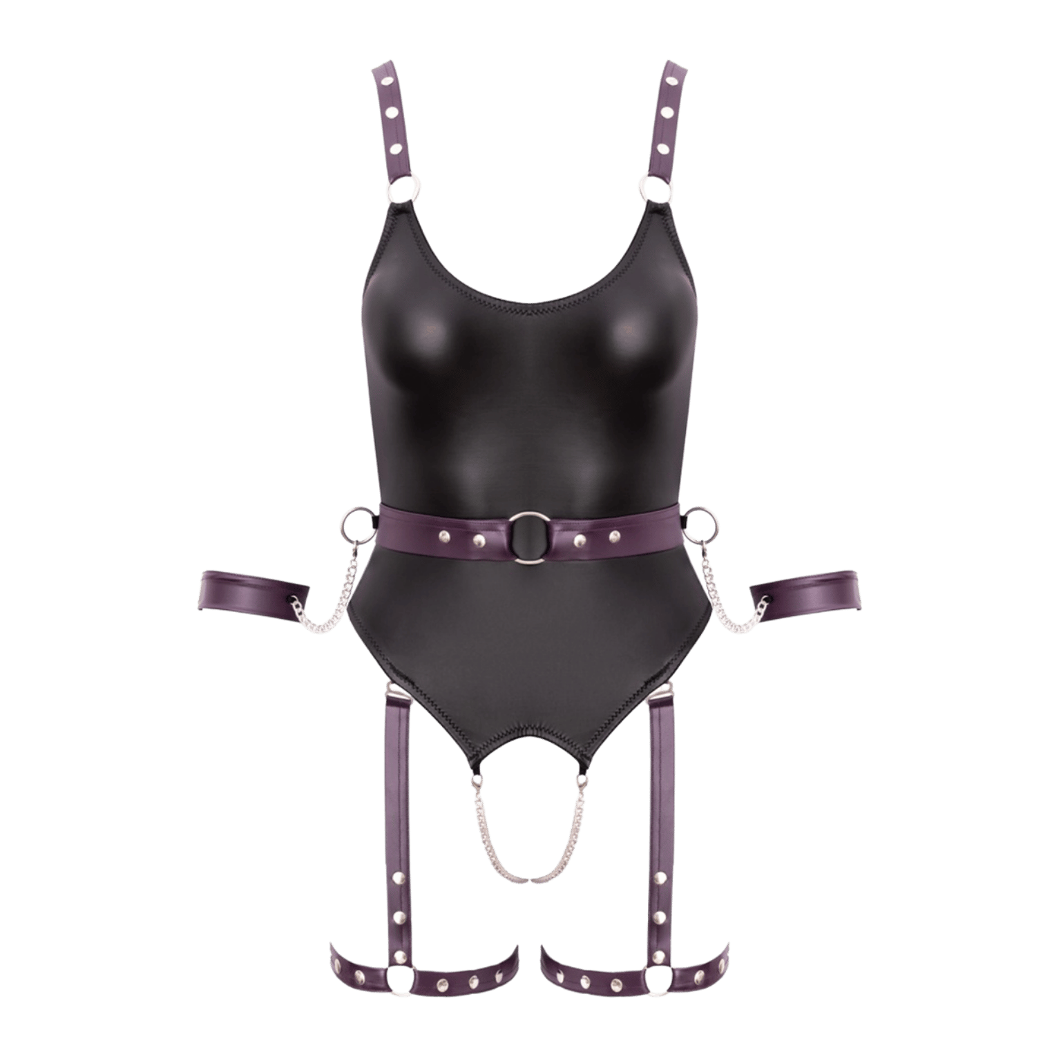 Lingerie sexy Cottelli Bondage jarretelles luxe Oh My God'Z