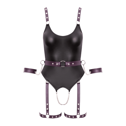 Lingerie sexy Cottelli Bondage jarretelles luxe Oh My God'Z