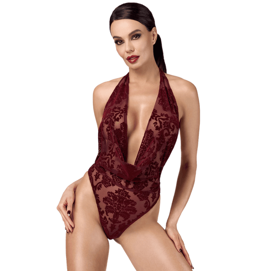 Lingerie rouge élégante Kink Royal F386 Noir Handmade – Oh My God’Z