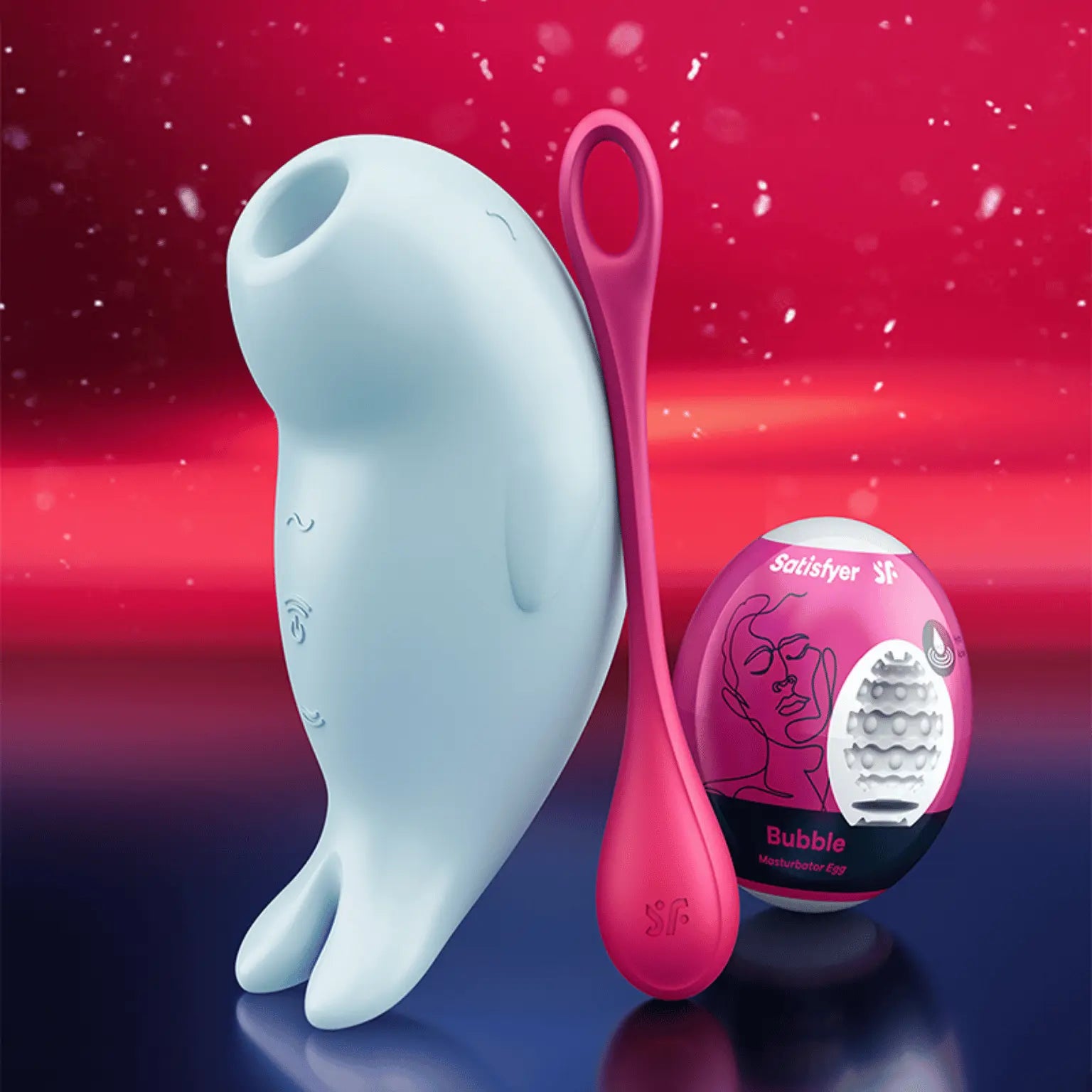 Sextoys haut de gamme issus du Calendrier de l'Avent Satisfyer Deluxe 2024, incluant un stimulateur clitoridien et un œuf masturbateur, disponibles chez Oh My God'Z pour des plaisirs intimes exceptionnels.