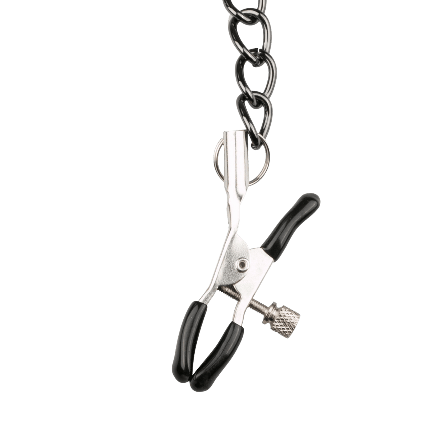 Pince à seins métal EasyToys sur chaîne noire – Oh My God’Z