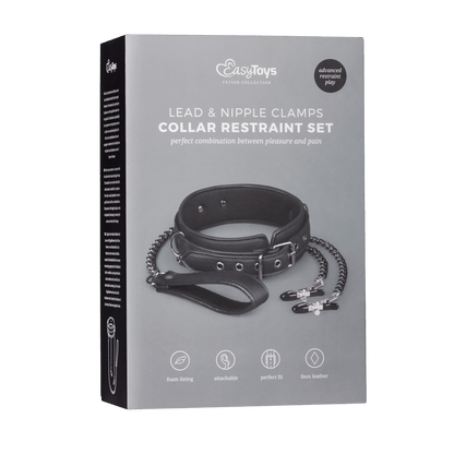 Boîte collier cuir chaînes de seins EasyToys – Oh My God’Z