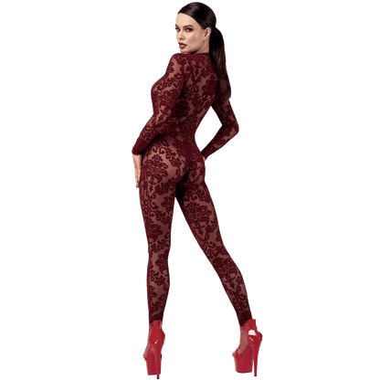 Combinaison glamour dos nu Kink Royal F382 Noir Handmade – Oh My God’Z