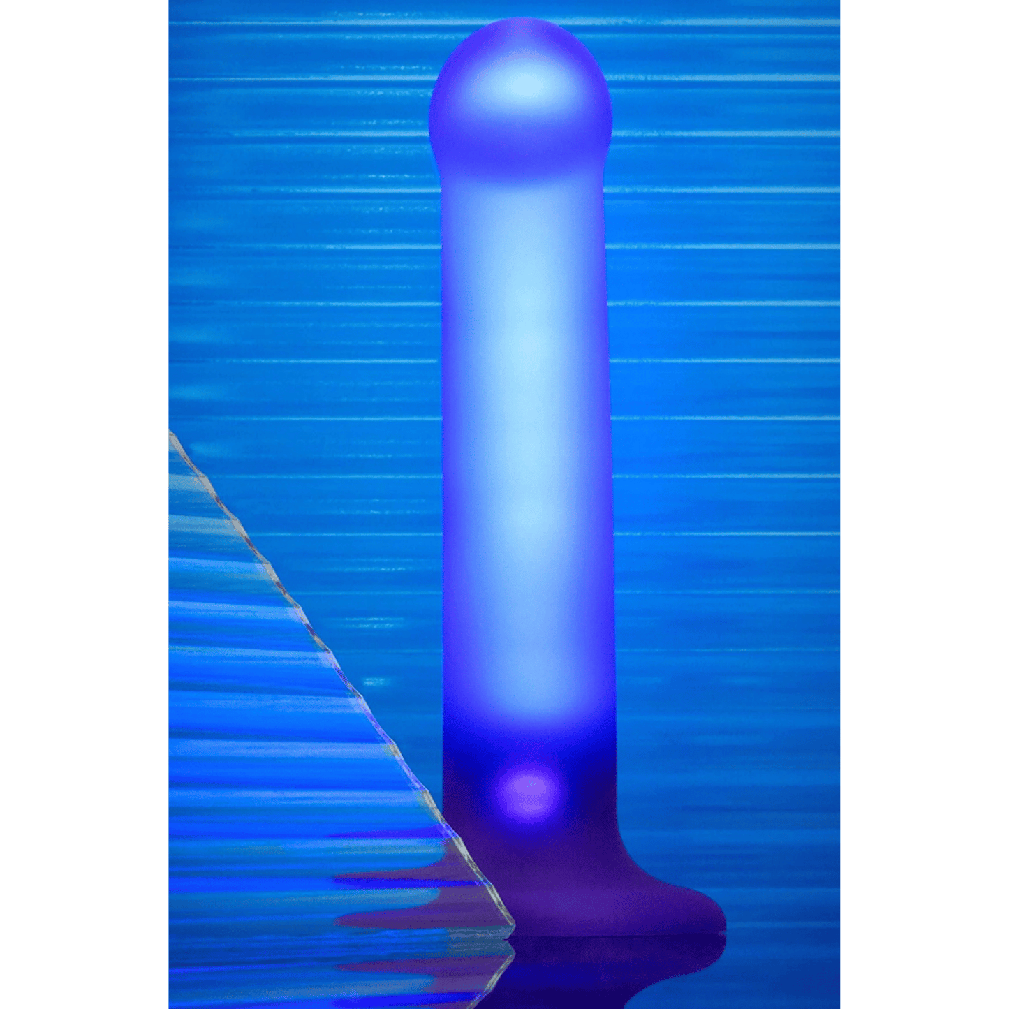 Dildo lumineux violet STRAP ON ME Oh My God'Z