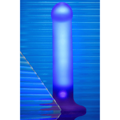 Dildo lumineux violet STRAP ON ME Oh My God'Z