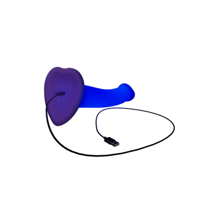 Dildo lumineux violet STRAP ON ME Oh My God'Z