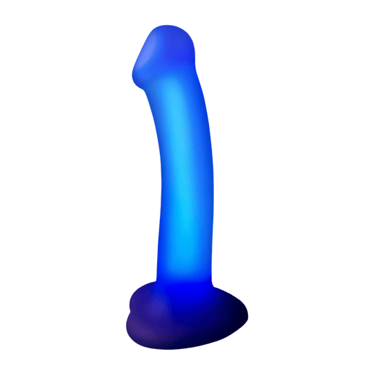 Dildo lumineux violet STRAP ON ME Oh My God'Z