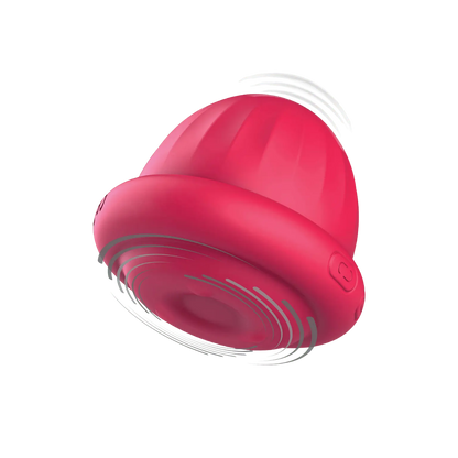 Xocoon Pearl Pulse – stimulateur clitoridien double tête vibrant en action – Oh My God'Z