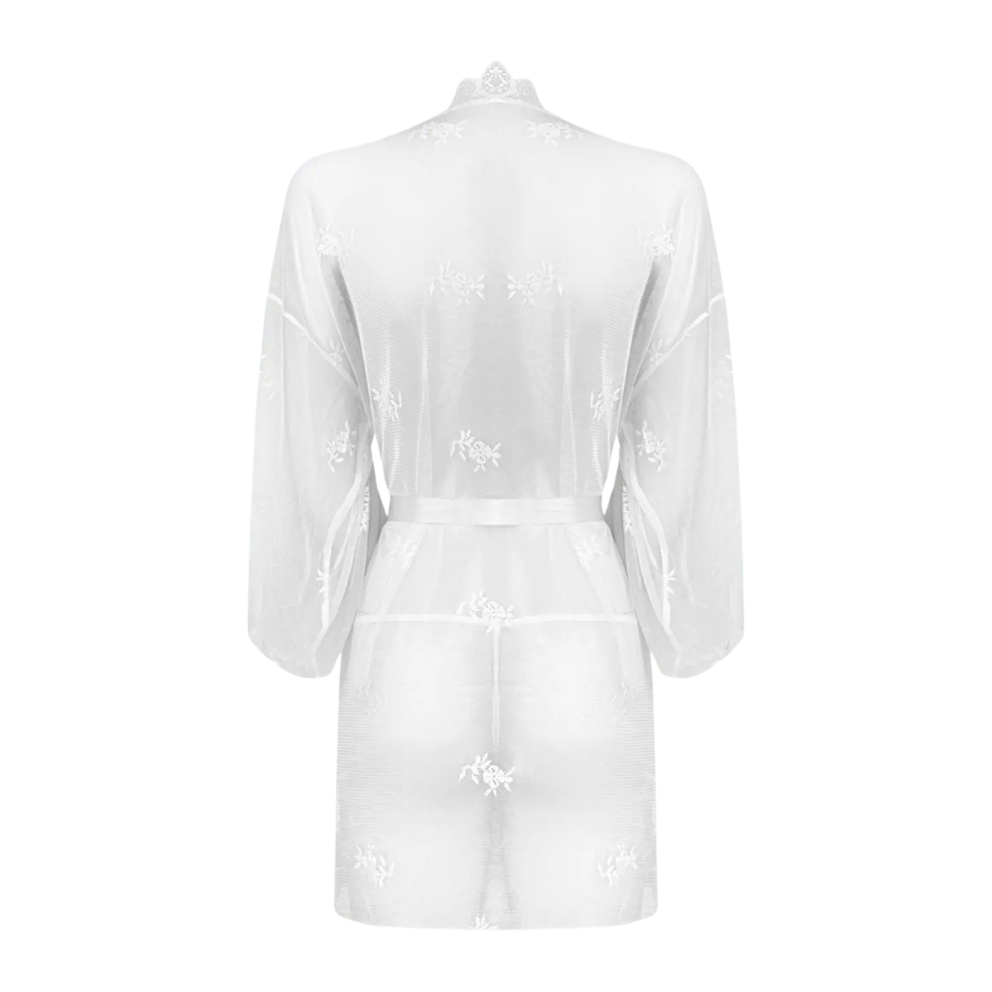 Déshabillé Flower Christine ceinturé, style raffiné – Oh My God’Z