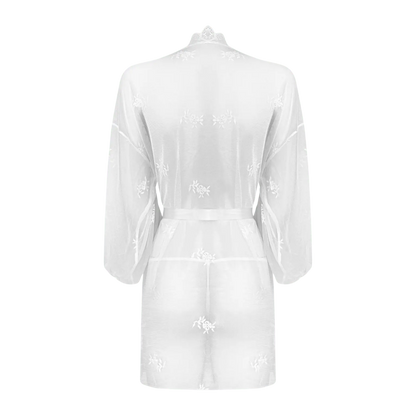 Déshabillé Flower Christine ceinturé, style raffiné – Oh My God’Z