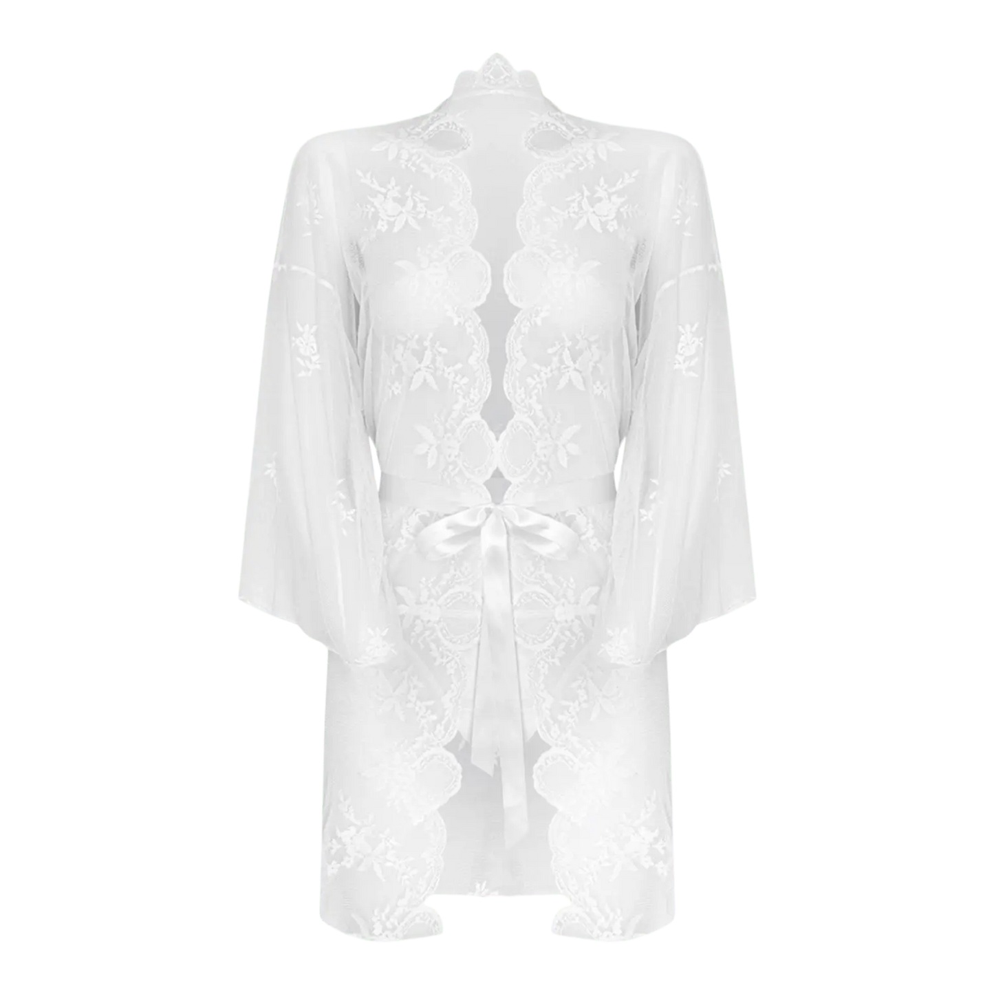 Ensemble déshabillé Flower Christine vue de face élégante – Oh My God’Z