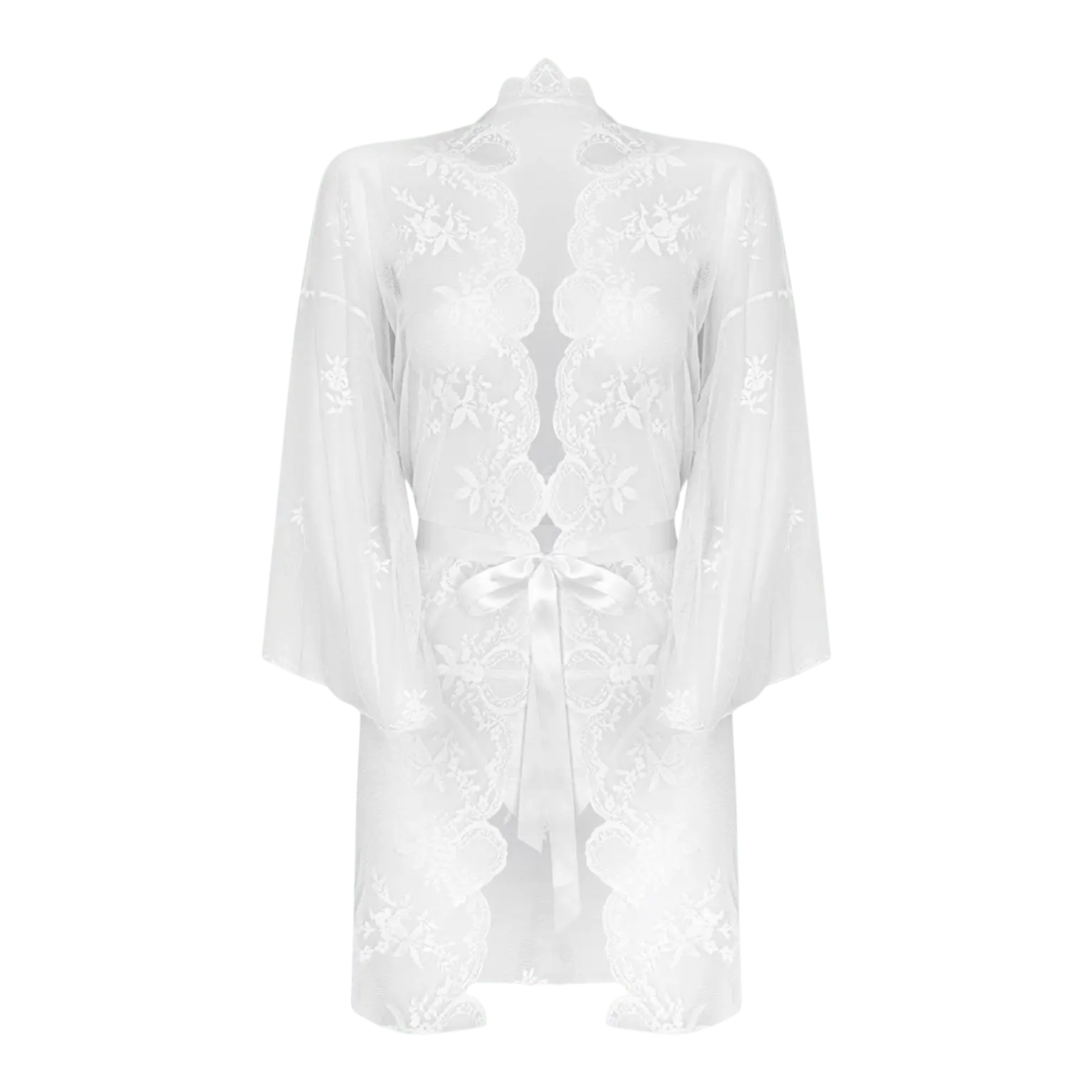 Ensemble déshabillé Flower Christine vue de face élégante – Oh My God’Z