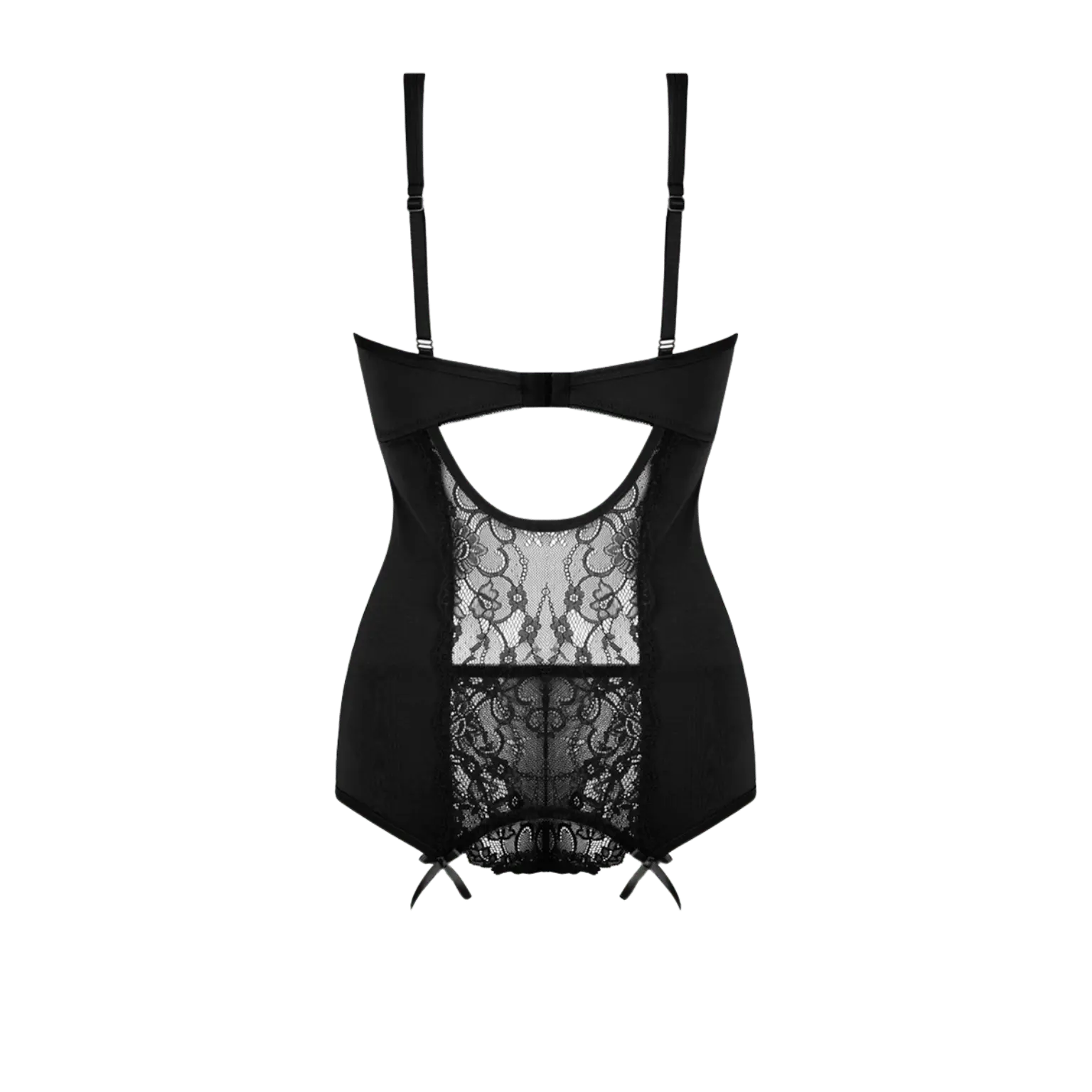 Guépière noire Marzia Christine silhouette élégante et sensuelle – Oh My God’Z