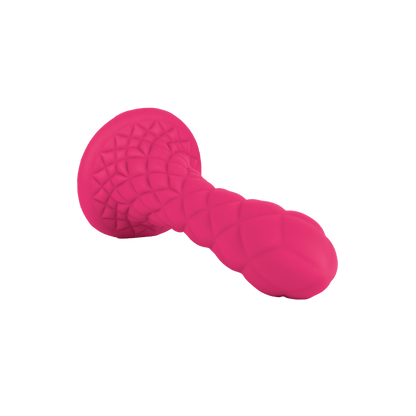 Gode Dreamy SilexD rose en silicone texturé luxe - Oh My God'Z