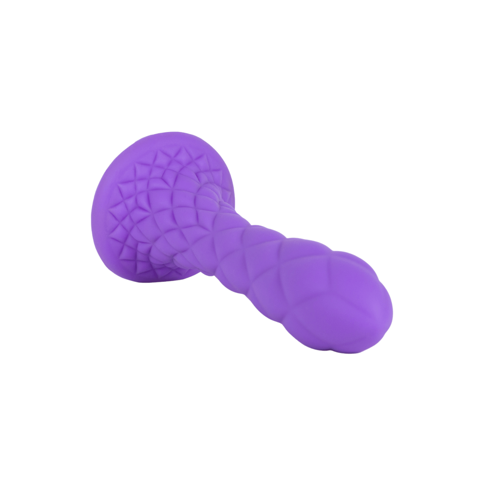 Gode Dreamy violet texturé silicone SilexD - Oh My God'Z