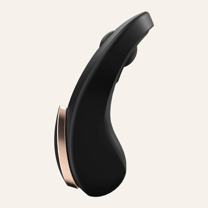 Vue latérale de la culotte vibrante Little Secret de Satisfyer, en vente chez Oh My God'Z. Design ergonomique et élégant pour un confort optimal.