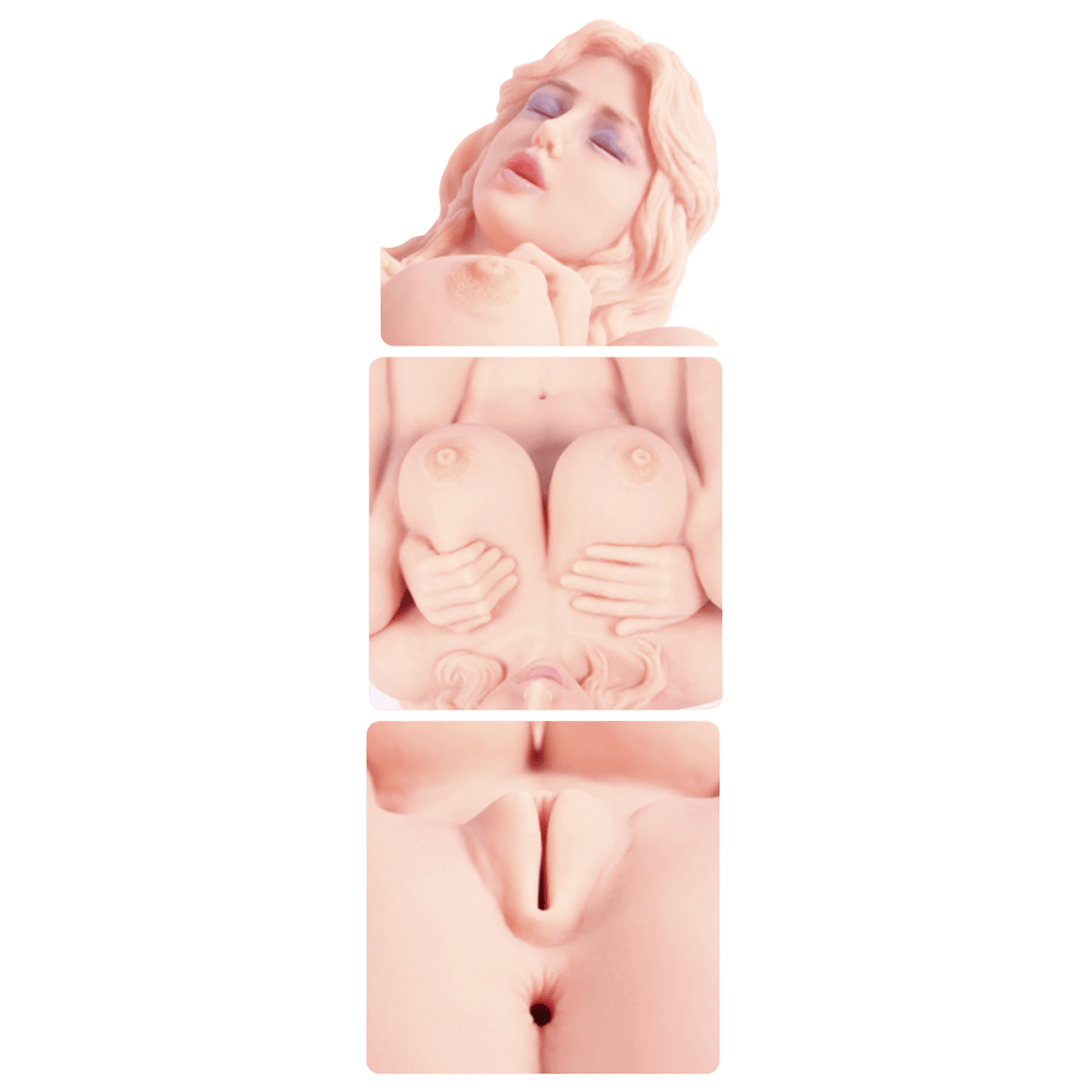 Détails anatomiques du masturbateur Victoria Kokos haut de gamme - Oh My God'Z