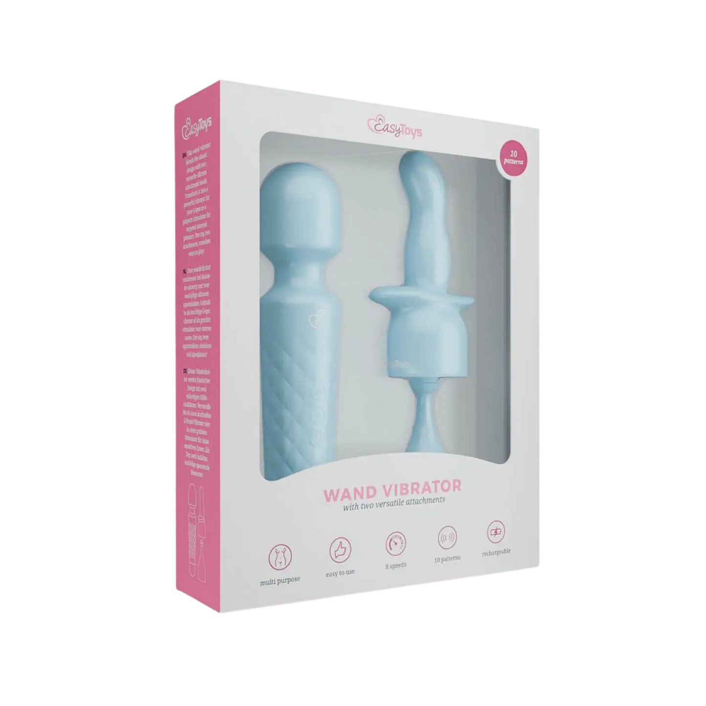 Vibromasseur Mini Wand EasyToys compact et polyvalent – Oh My God’Z