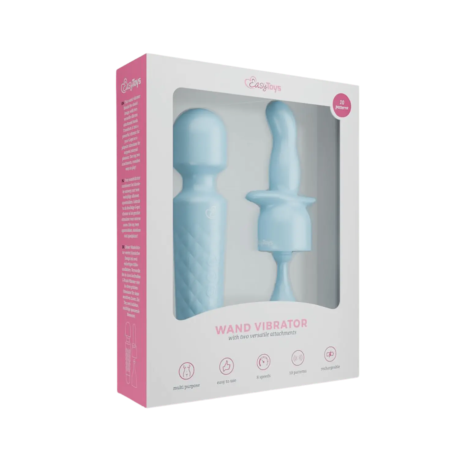 Vibromasseur Mini Wand EasyToys compact et polyvalent – Oh My God’Z