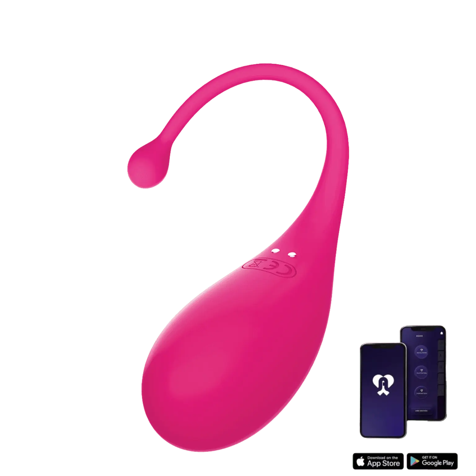 Oeuf vibrant connecté Palpitation d'Adrien Lastic en rose, emballage raffiné disponible chez Oh My God'Z. Sextoy haut de gamme pour stimulation du point G avec contrôle à distance via application mobile.