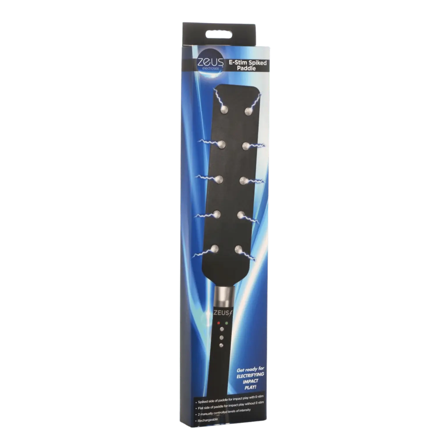 Paddle Zeus Electrosex Spiked, expérience sensorielle électro-stimulante – Oh My God’Z