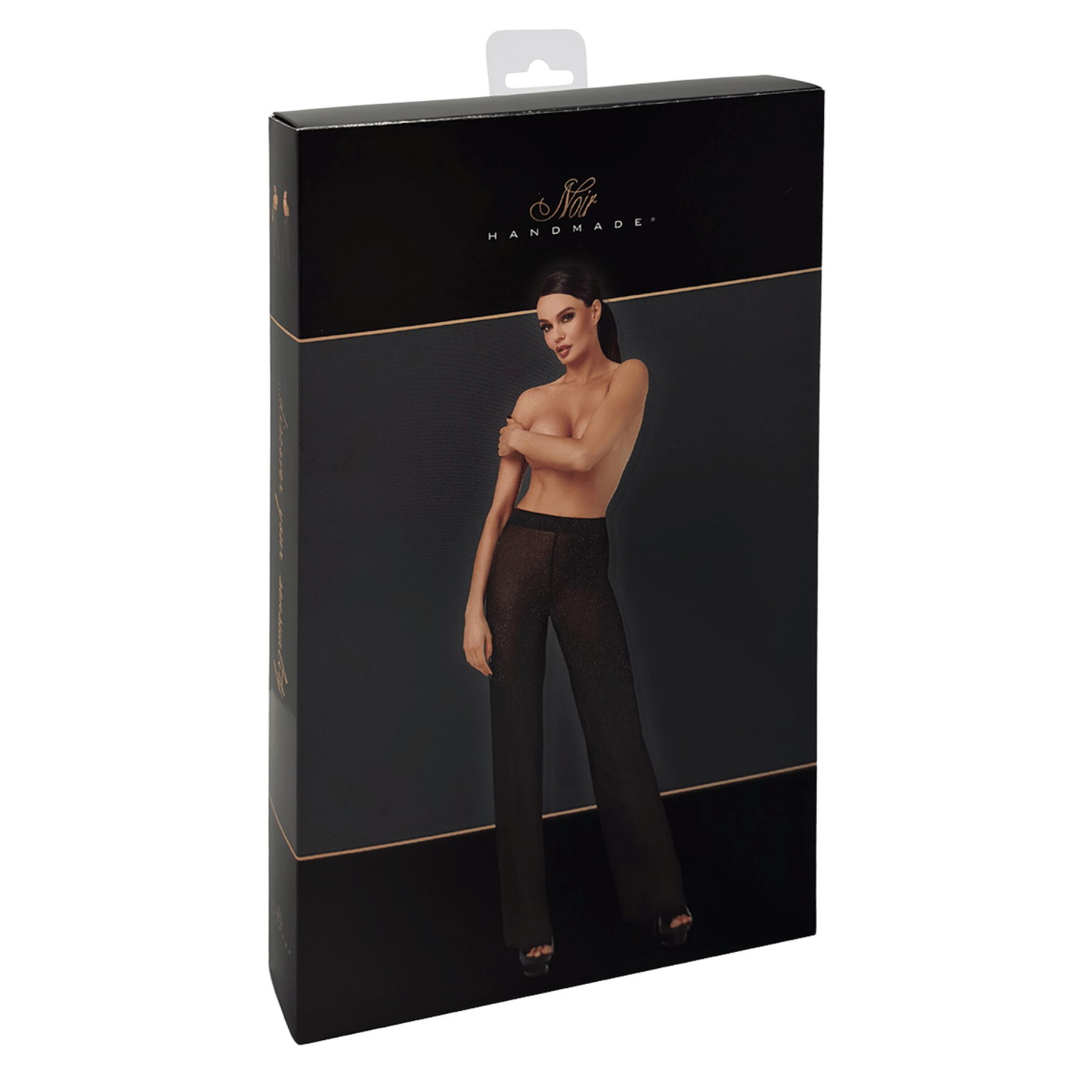 Boîte Pantalon Onyx F374 Noir Handmade pailleté élégant – Oh My God’Z