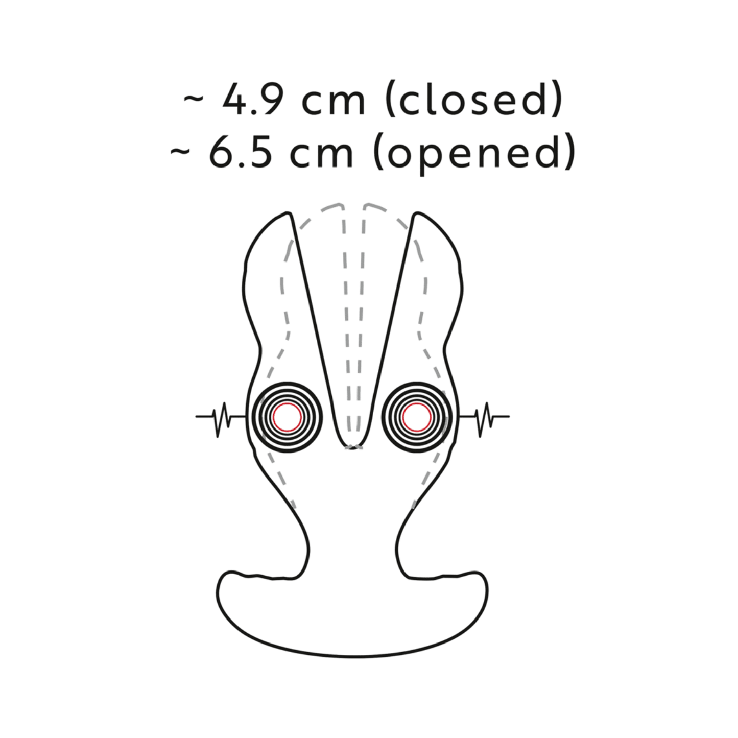 Plug anal E-Stim RC Power Expander Plug Anos – Oh My God’Z, télécommande sans fil incluse