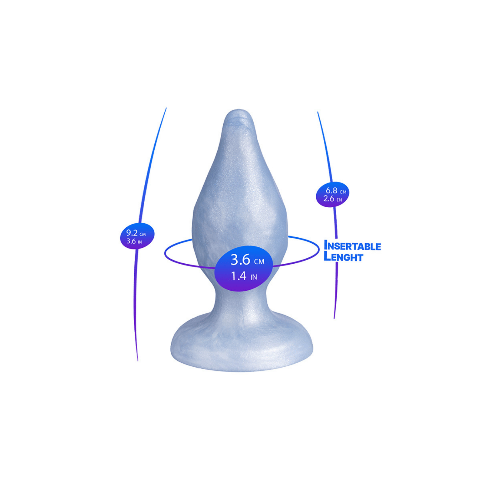 Plug anal M Fantasy Collection SilexD finition élégante – Oh My God’Z